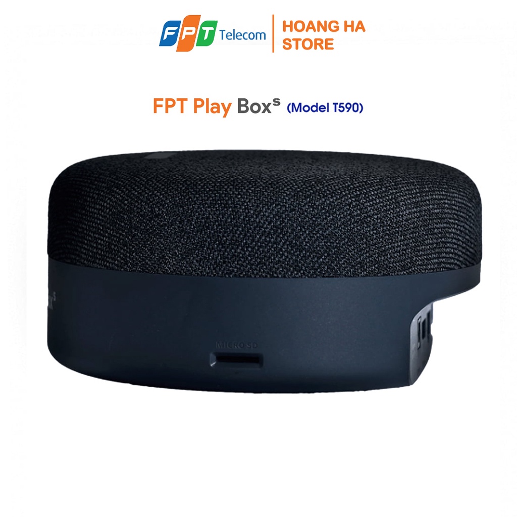 FPT Play Box S Model T590 Kết hợp TV Box Và Loa Thông Minh - Điều Khiển Bằng Giọng Nói Không Chạm