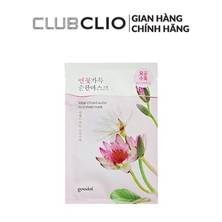 Mặt Nạ Giấy Làm Săn Lỗ Chân Lông Goodal Lotus Infused Water Mild Sheet Mask 23ml