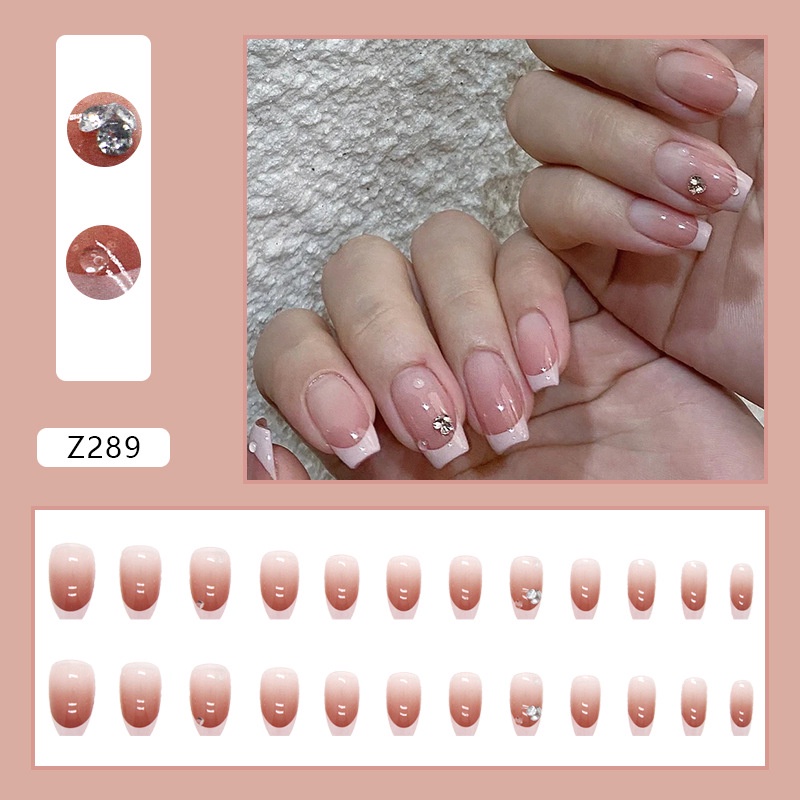 Móng tay giả 💖kèm keo💖 24 móng đẹp làm nail