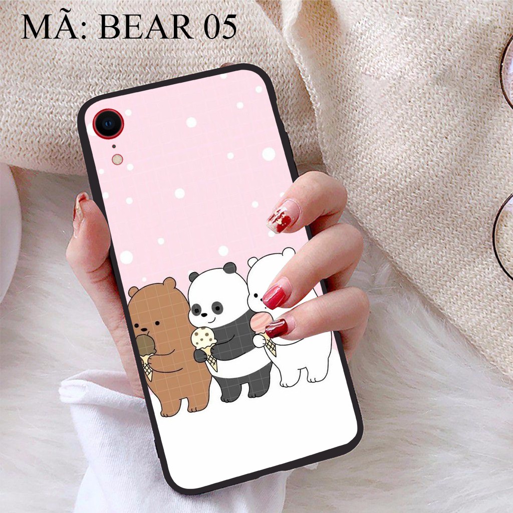 Ốp lưng iPhone XR viền dẻo TPU BST Gia Đình Nhà Gấu
