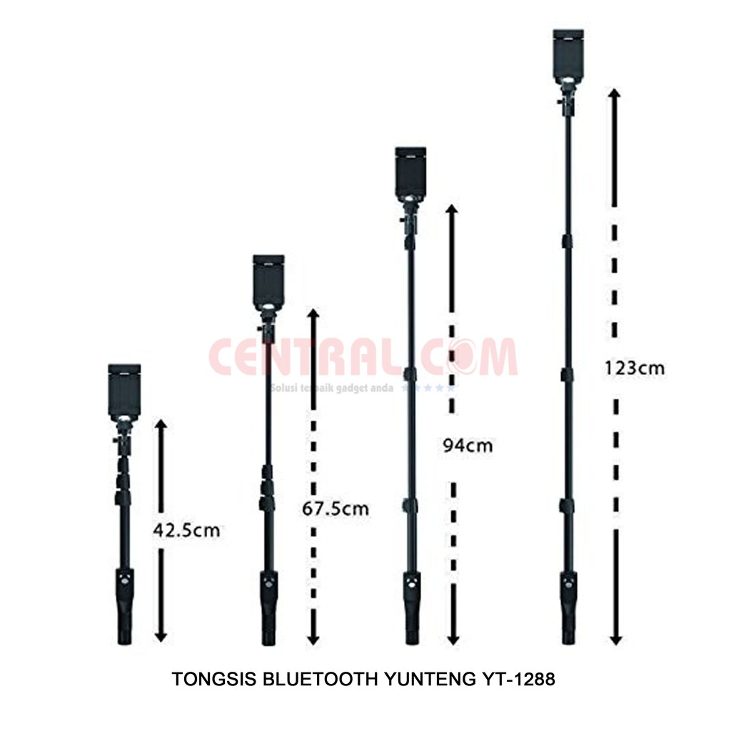 Yunteng Kẹp Gắp Bluetooth Yt-1288