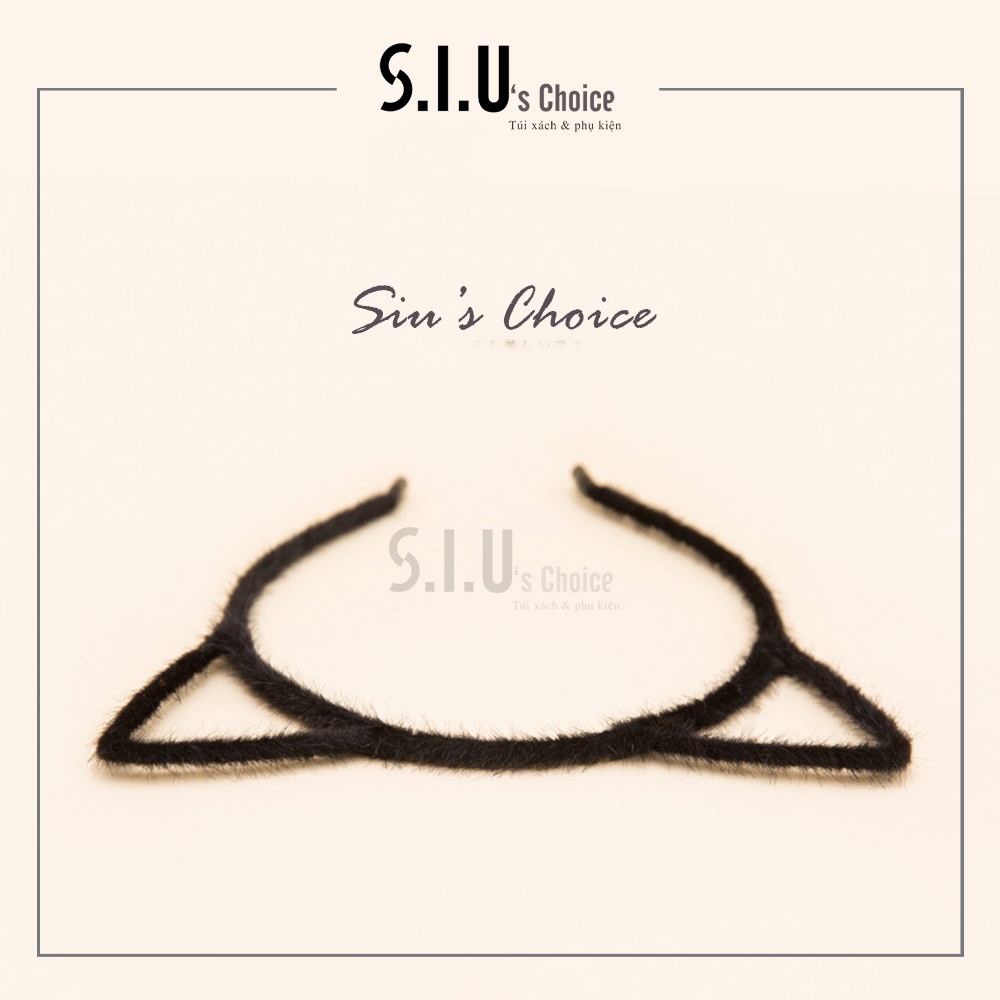 Bờm cài tóc tai mèo bằng nhung dễ thương cho nữ siuschoice - SIUSPK41
