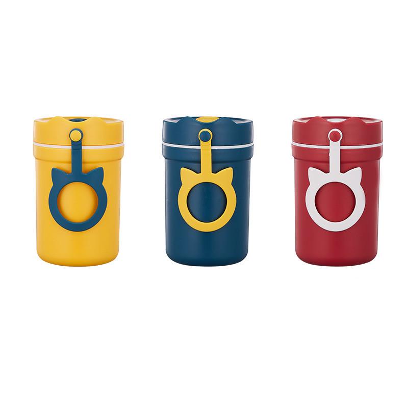 Bình đựng nước cách nhiệt chống nóng màu Macaron xinh xắn