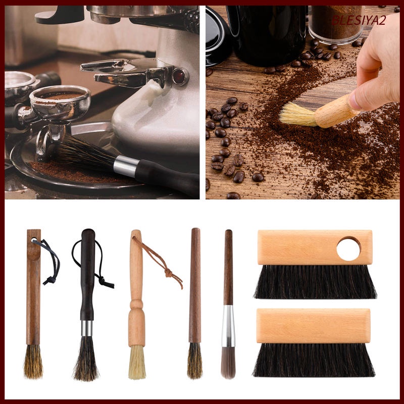 Bàn Chải Vệ Sinh Máy Xay Cà Phê Cán Gỗ Blesiya2