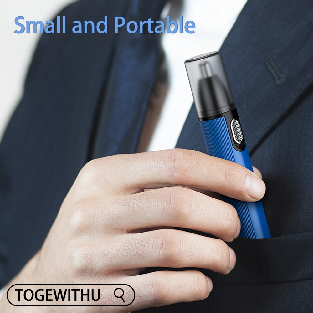 Máy tỉa lông mũi TOGEWITHU không đau sạc USB Cao cấp cho nam nữ