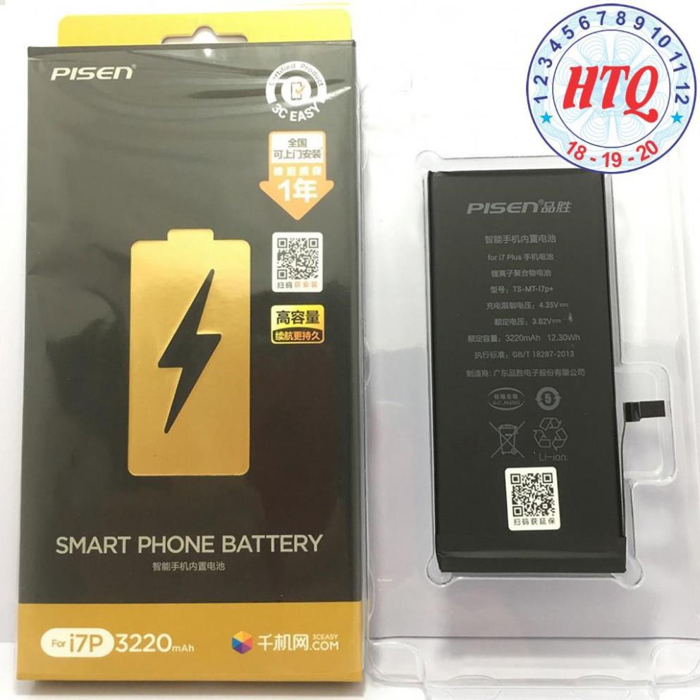PIN DUNG LƯỢNG CAO NỘI ĐỊA CHO IP 6/7/8/PLUS/X/XR/XSMAX