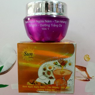 Kem ngăn ngừa nám - Tàn nhang - Đồi mồi - Dưỡng trắng da 10in1 Sun Today 15g
