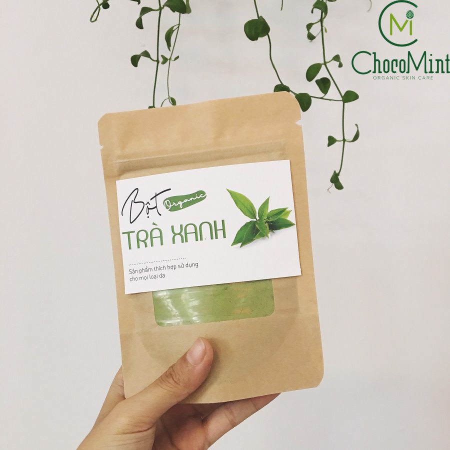 Bột trà xanh nguyên chất Handmade (100GR)