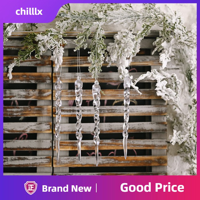 【chilllx】Christmas Decorations Icicle Pendant Christmas Tree Decoration