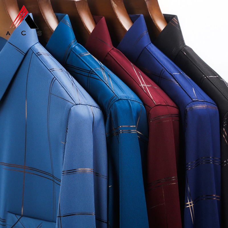 Hàng mới về Áo sơ mi tay dài trang trọng phong cách mới cho nam