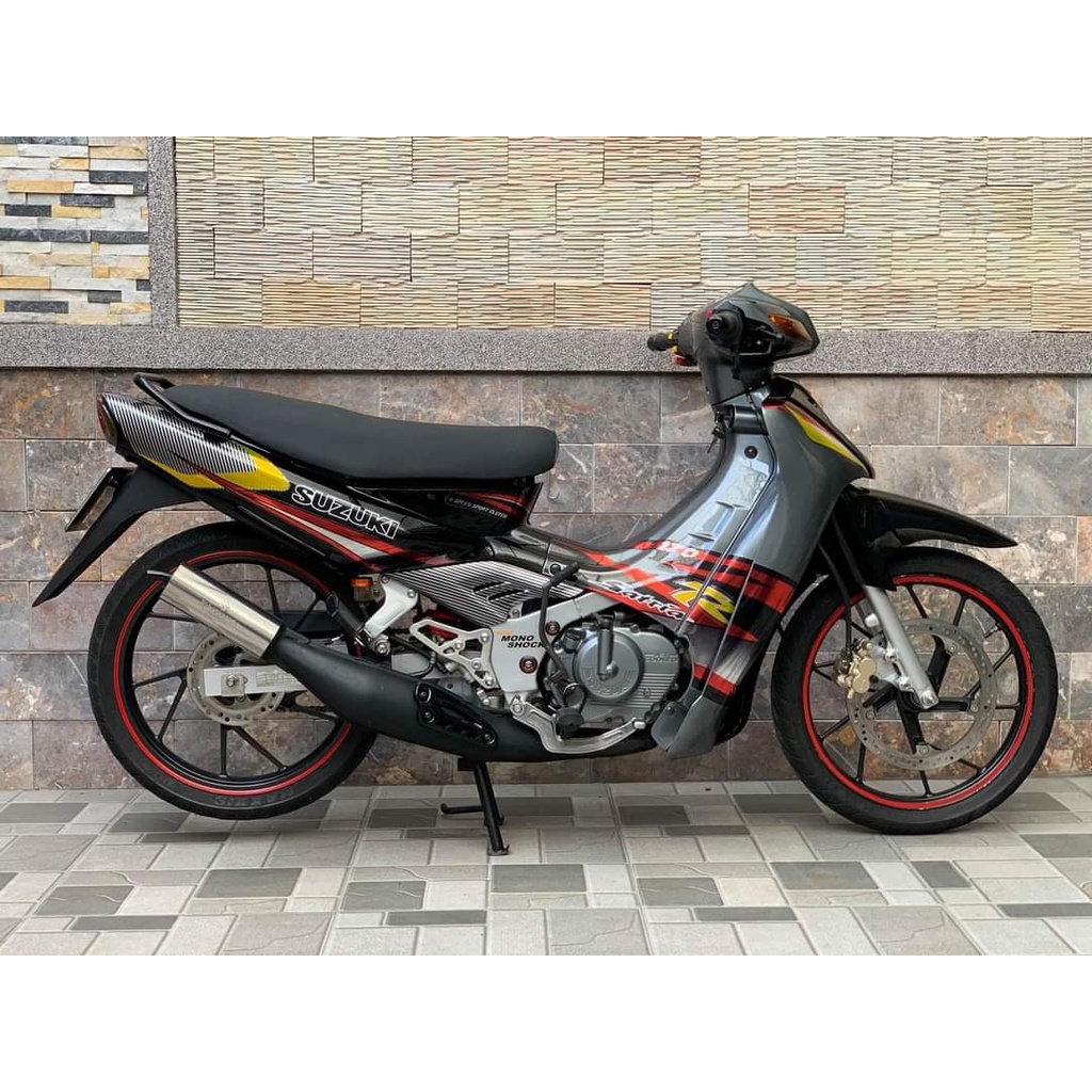 Tem Rời Suzuki Satria 2000 Xám Đen