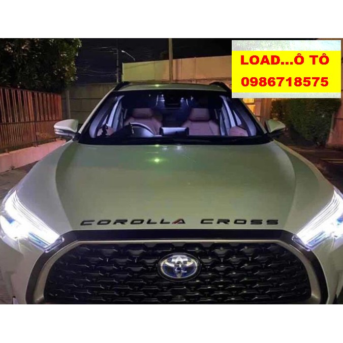 Corolla Cross, Bộ chữ Corolla Cross 3D nổi dán trang trí xe Toyota Corolla Cross