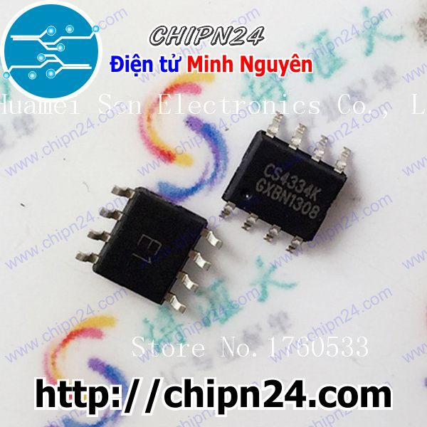 [1 CON] (SOP) IC Dán CS4334 SOP-8 (SMD) (CS4334KSZ 4334KSZ 4334)
