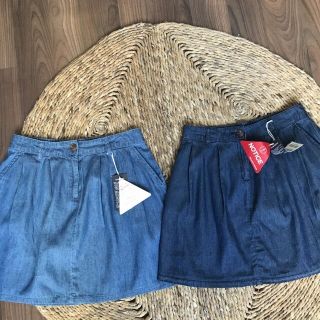 Chân váy denim Polham