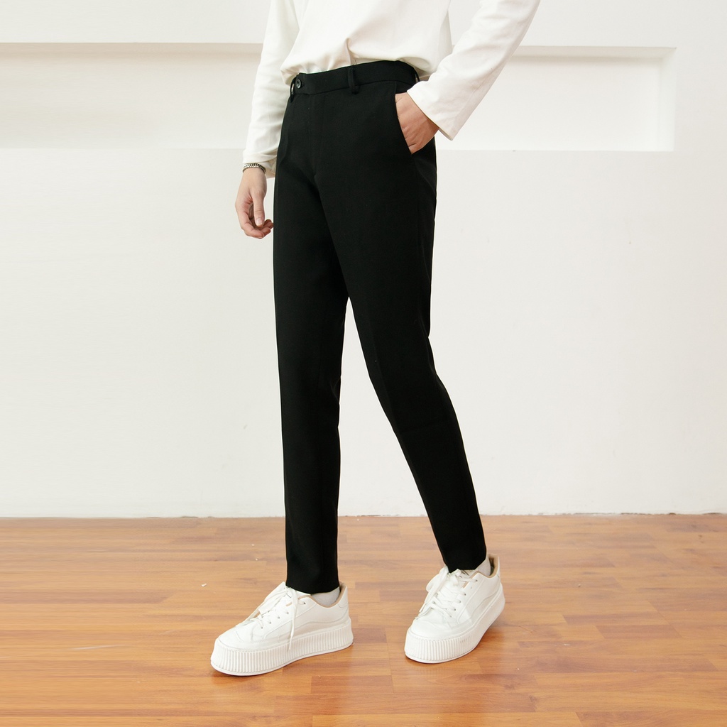 [2022]Quần Tây Quần Âu Nam MANDO Công Sở Cao Cấp Ống Côn Form Đứng Basic Unisex Thời Trang Hàn Quốc QAN01