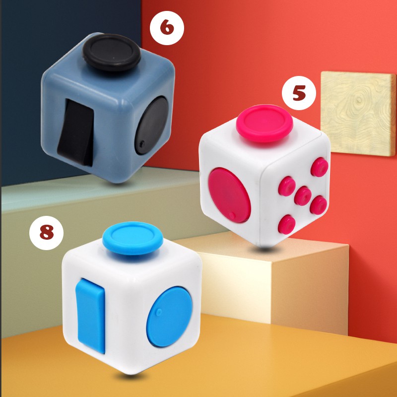 Đồ Chơi Fidget Cube Giúp Giảm Căng Thẳng