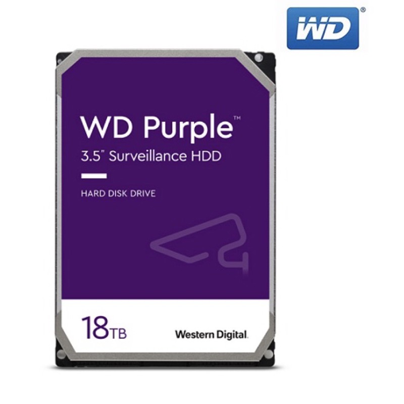 Ổ cứng WD Purple 18TB chuyên dùng Camera NEW