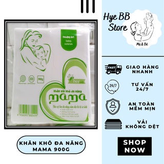 [HÀNG CHÍNH HÃNG] Khăn vải khô đa năng MAMA (Bịch lớn 900g)