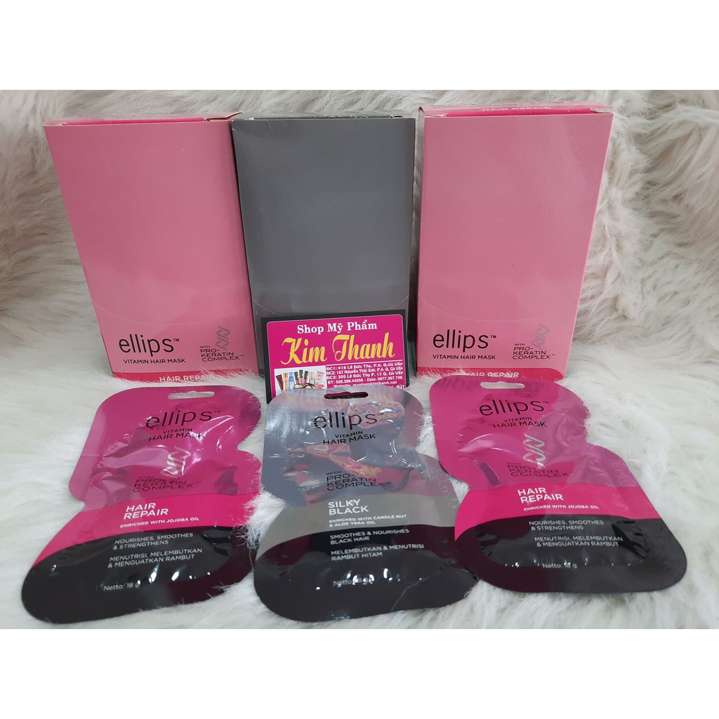 Kem ủ Tóc Ellips Vitamin Hair Mask 1 gói lẻ