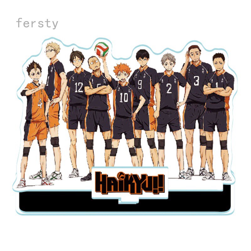 Mô Hình Nhân Vật Anime Haikyuu 10cm Bằng Acrylic Có Chân Đế Đứng