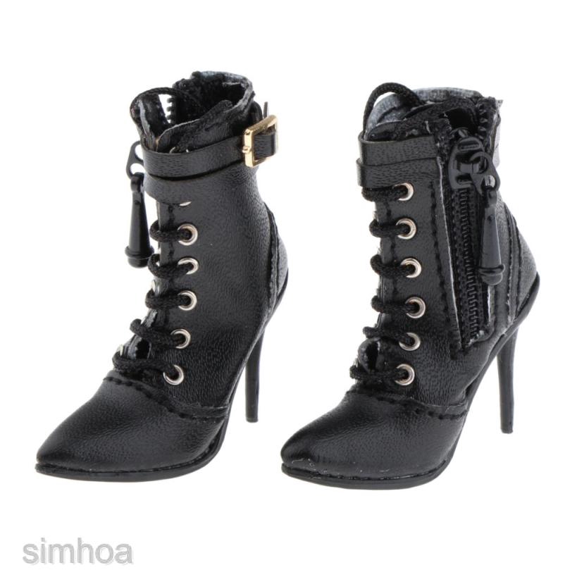 Giày Boot Cao Gót Tỷ Lệ 1: 6 Dành Cho Búp Bê 12 Inch