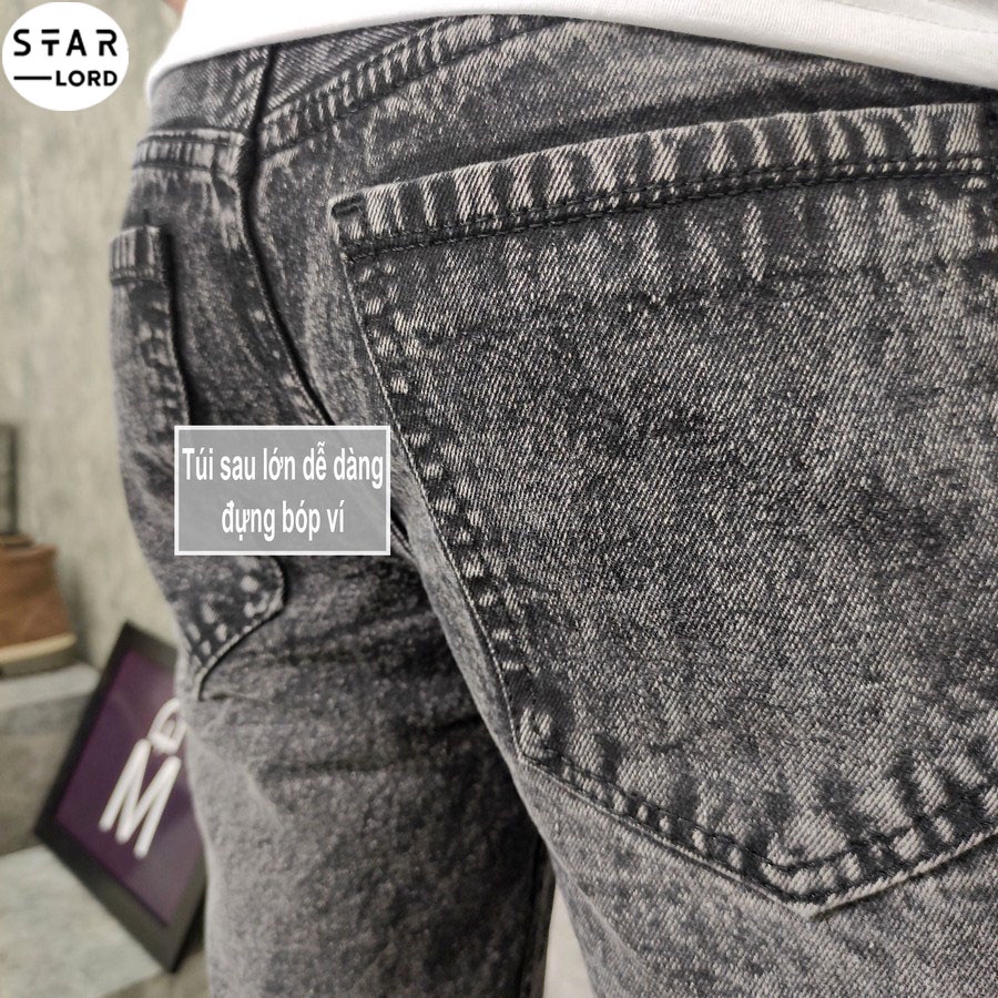 Quần short jean nam đẹp chuẩn form siêu bền SL110 STARLORD