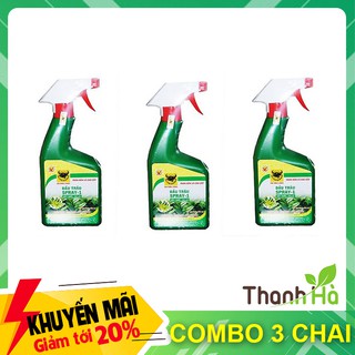 Combo 3 chai - phân bón đầu trâu spray 1 dạng xịt nảy chồi ra lá - t13.2