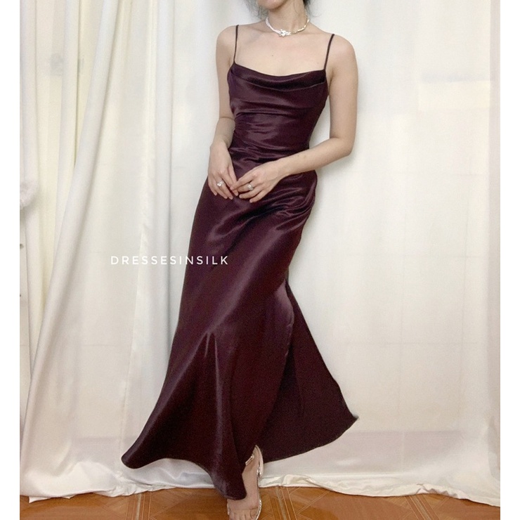 Đầm Lụa Dài Xẻ Đùi | BigBuy360 - bigbuy360.vn