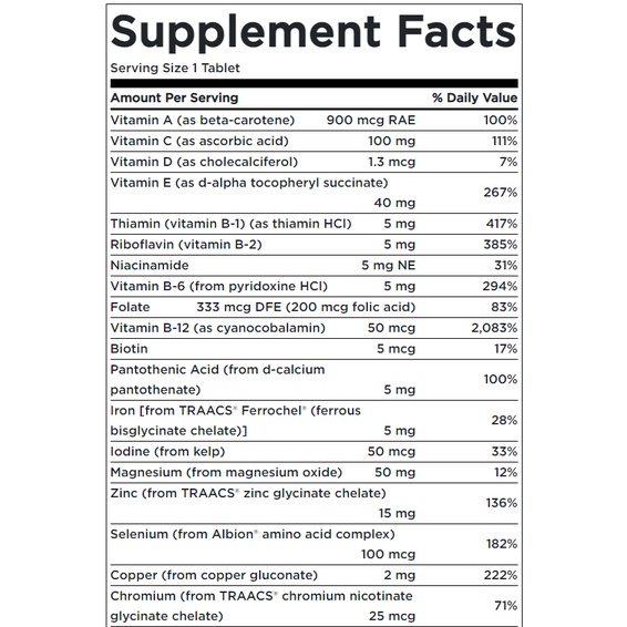 Nam Swanson Multi Men Prime  - Vitamin Tổng Hợp Tăng Sinh Lý - Chính Hãng The Shape