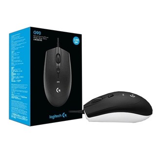 Chuột Gaming Logitech G90 đen / trắng