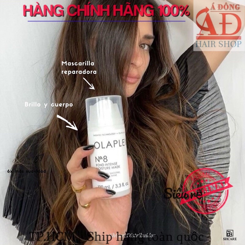 [Olaplex Chính hãng] Dầu ủ phục hồi cấp ẩm chuyên sâu Olaplex No.8 Bond Intense moisture Mask 100ml USA