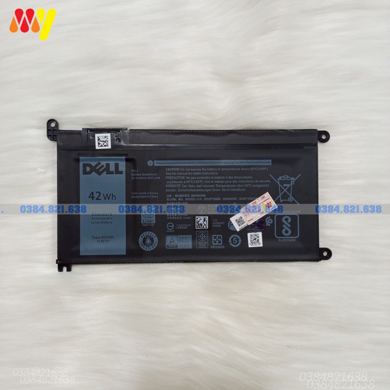 Pin Laptop Dell Inspiron 13-5000 13-7000 3481 3580 3581 3593 7378  Y3F7Y 3CRH3 T2JX4 WDX0R P66f NEW 100%
