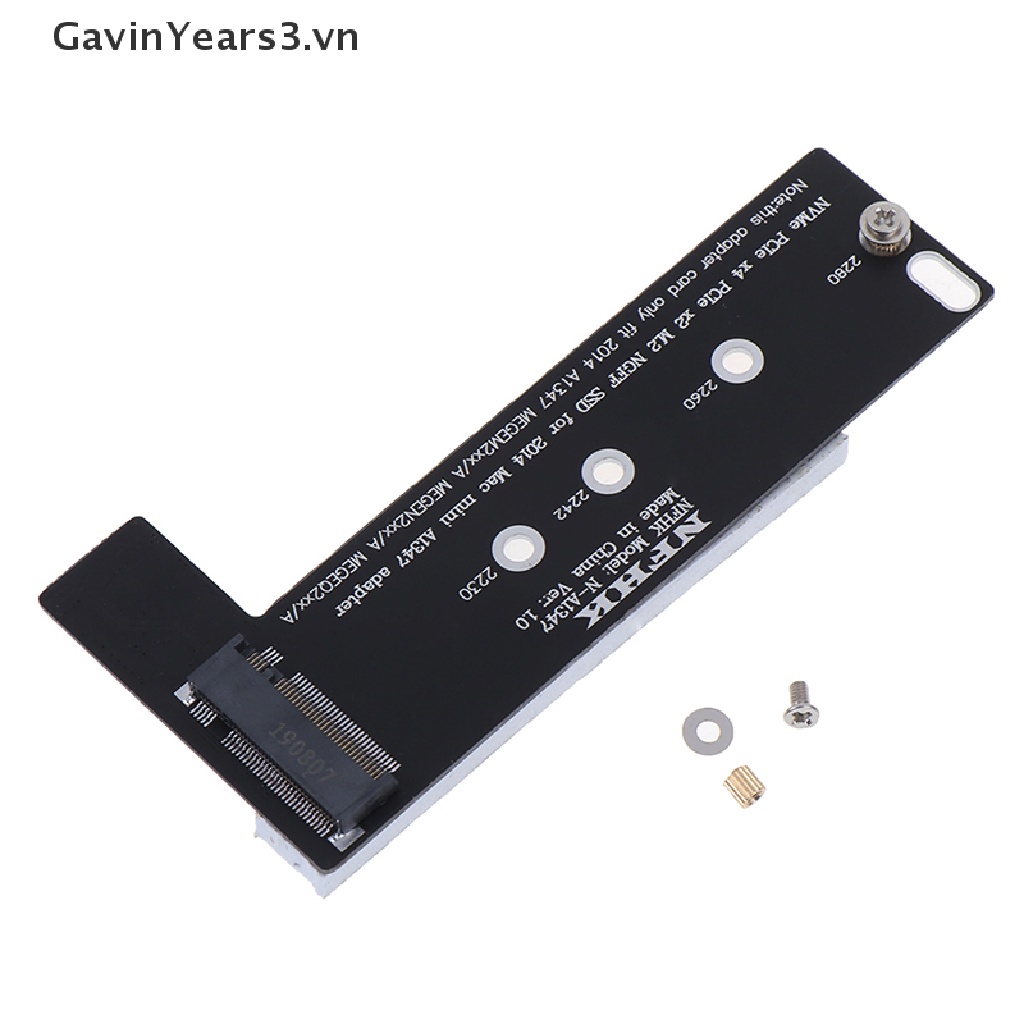 Thẻ chuyển đổi PCI-Ex4 M.2 NGFF NVME AHCI SSD cho 2014macbook mini A1347 VN
 | BigBuy360 - bigbuy360.vn