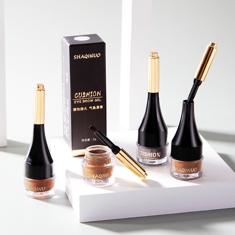 Kem Nhuộm Lông Mày BSIMONE 4 Màu Tùy Chọn 3D Kháng Nước Kèm Cọ Cao Cấp