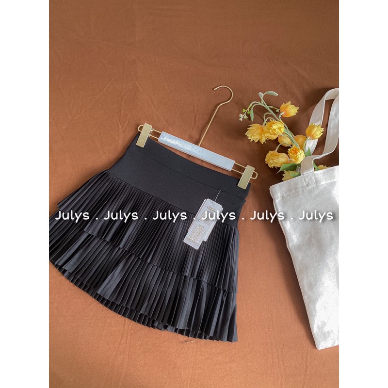 [Mã FADIRECT20 giảm 20K đơn 150K] Chân váy ngắn xếp li 2 tầng (ảnh thật shop chụp kèm video cận chất) | BigBuy360 - bigbuy360.vn