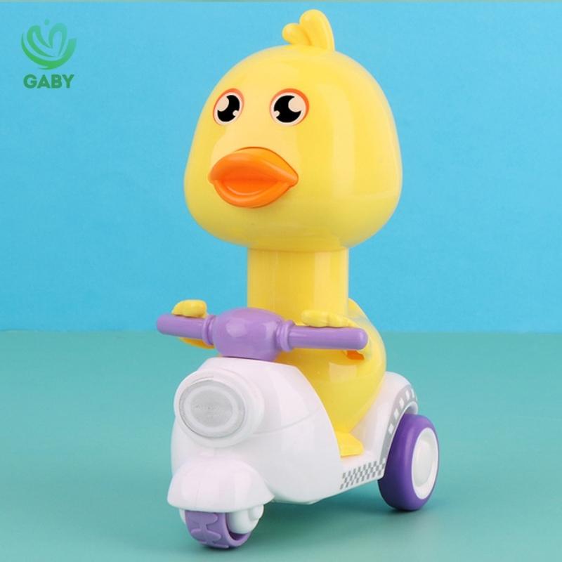 Đồ chơi con vịt lái xe Vespa ngộ nghĩnh cho bé GABY vịt đi xe máy đáng yêu, chạy nhanh, bền, không cần pin