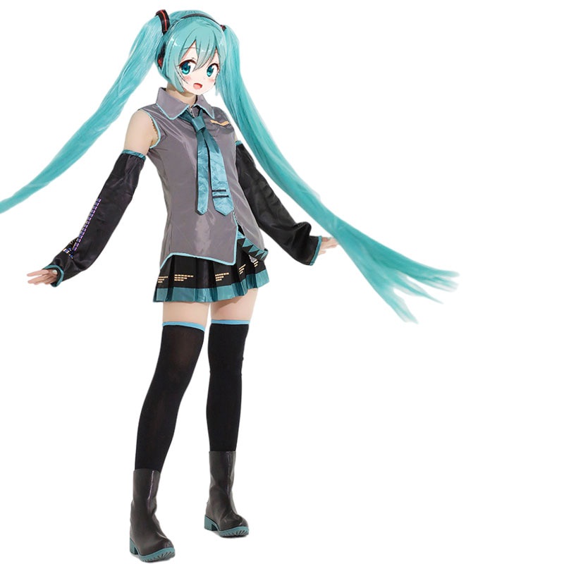Bộ Tóc Giả Midi Hóa Trang Nhân Vật Vocaloid Miku Nhật Bản Cho Người Mới Bắt Đầu