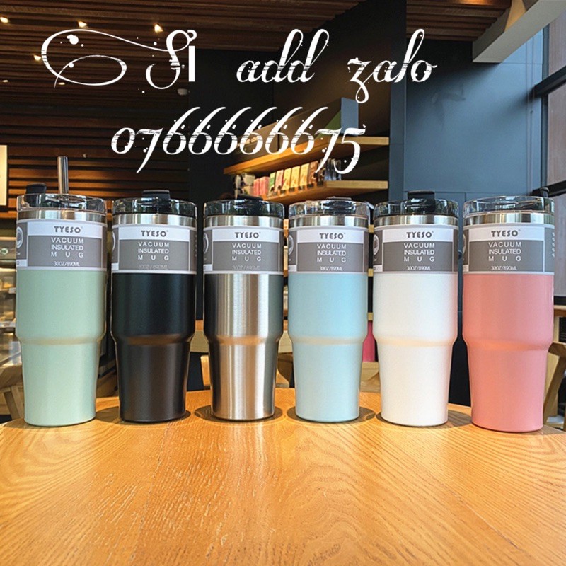 Ly giữ Nhiệt Tyeso 890ML
