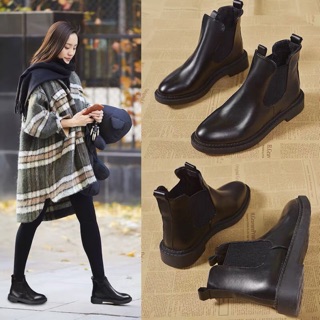 Boots đen cao cổ