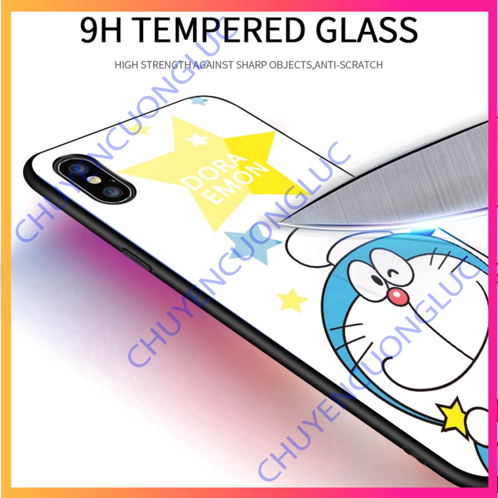 [HOT] Ốp lưng SAMSUNG GALAXY A51 A71 A10 A10S A20S A30 A20 A50 A30S A50S  kính cường lực cứng in hình Doraemon