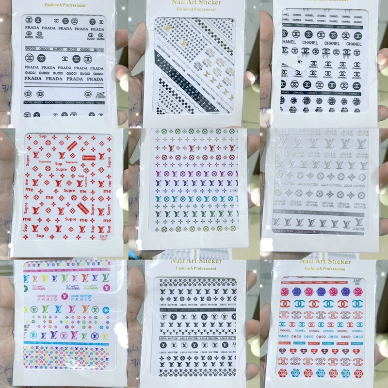 Sticker trang trí móng mua 10 tặng 1 - LanChiNail