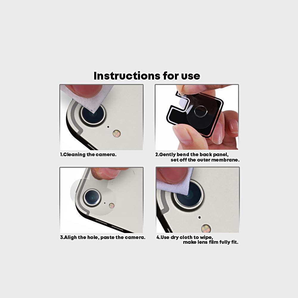 Cường lực bảo vệ camera cho iPad Air 5/ Air 4/ Gen 10 / Mini 6/ Pro 11'/ iPad 7/8/9