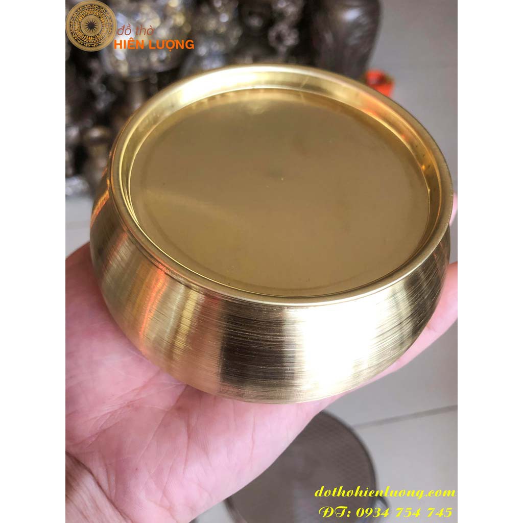 Cơi Đựng Trầu Cau Bằng Đồng Vàng 100% - Cơi Trầu Cau Tặng Mẹ-Âu Trầu Cau Bằng Đồng