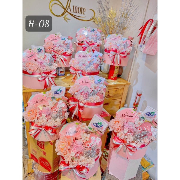 [Chỉ ship nội thành Hà Nội] Giỏ Quà Tết 2022 - Set 4 món Hồng Phát cao cấp sang trọng | BigBuy360 - bigbuy360.vn