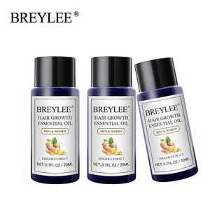 Set 3 chai tinh dầu breylee kích thích mọc tóc và chống rụng tóc hiệu quả