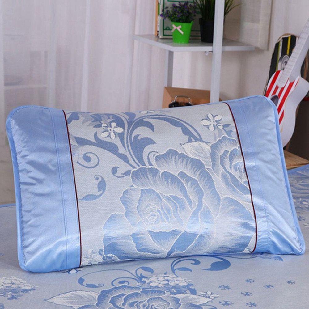 Vỏ Gối Lụa Thêu Hoa Trang Trí Phòng Khách / Phòng Ngủ