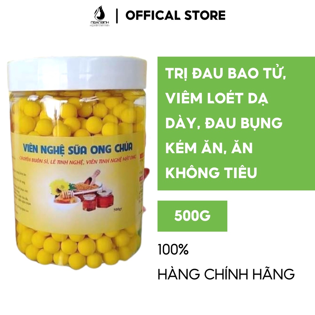 Nghệ Viên Mật Ong Rừng, Viên Nghệ Mật Ong Dùng Tốt Với, Tinh Bột Nghệ,
