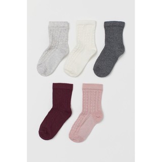 [AUTH] Set 5 đôi tất H&M Authentic cho bé trai bé gái