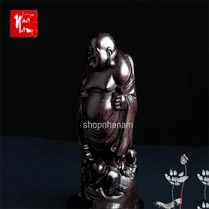 Tượng gỗ mini đài sen Đế sen kê tượng phật bằng gỗ