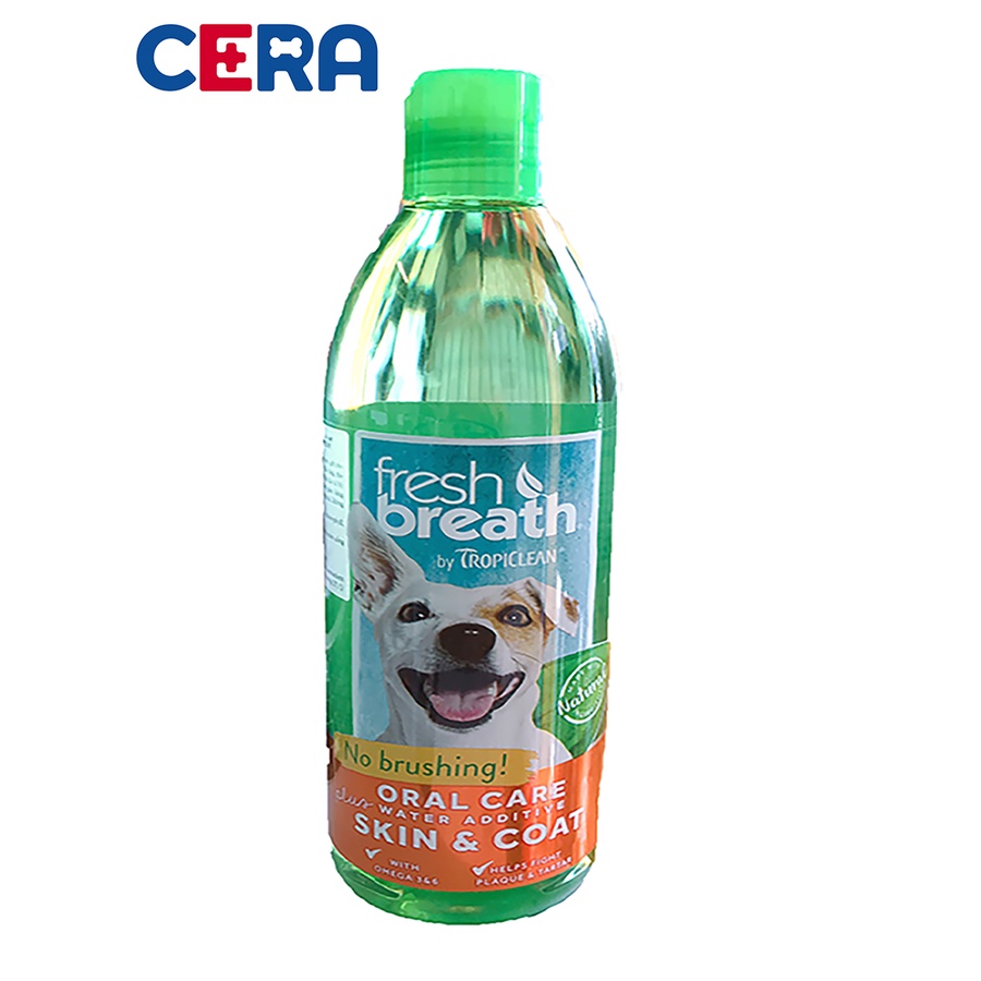 Dung Dịch Chăm Sóc Răng Miệng Cho Chó Mèo - Oral Care Skin &amp; Coat 473ml